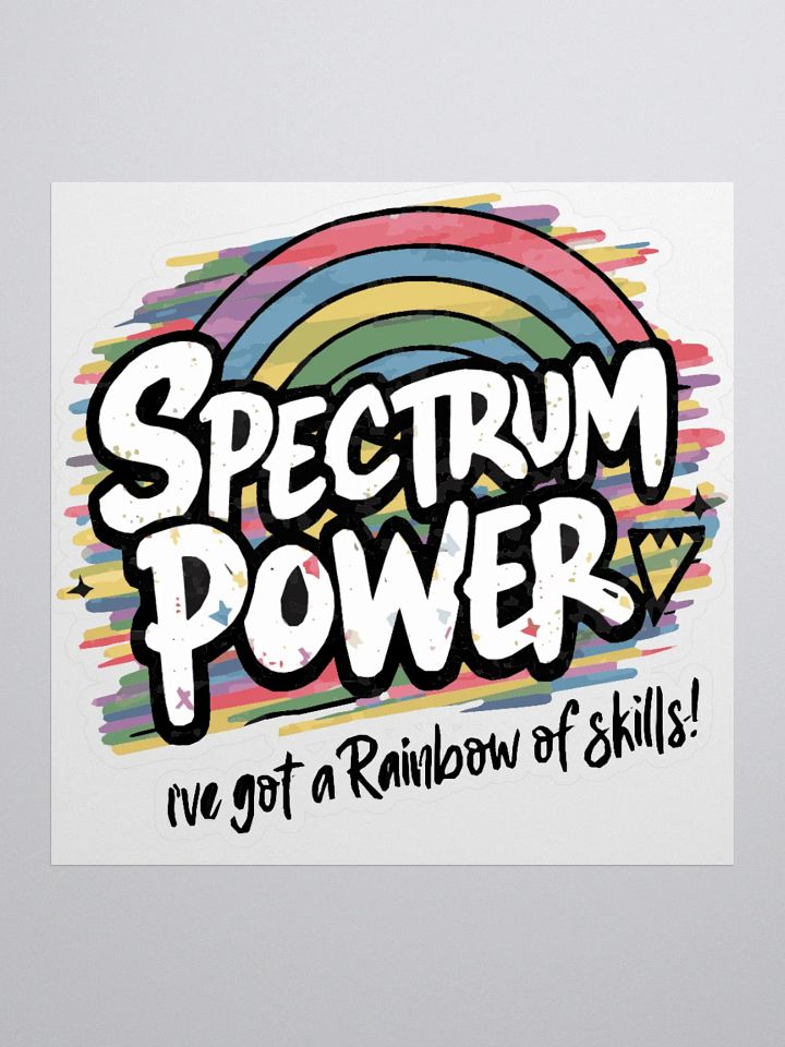 Spectrum Power I've Got A Rainbow Of Skills Sticker product image (1)