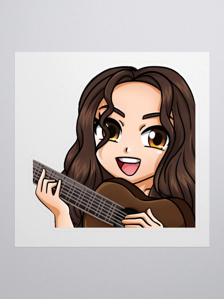 Chloe Guitar Emote Sticker product image (1)
