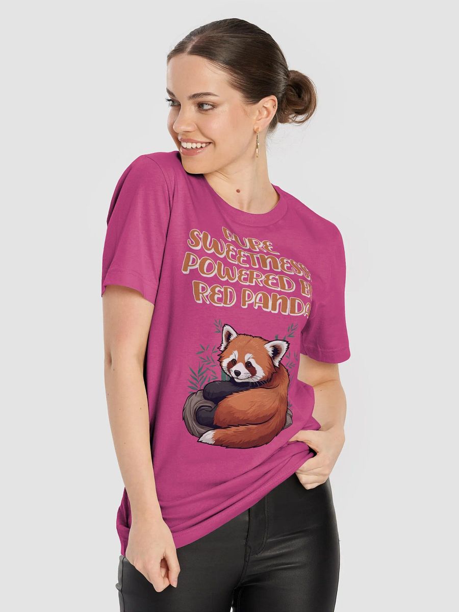 Pure Sweetness: Powered By Red Panda - Cute Animal Design T-shirt product image (45)