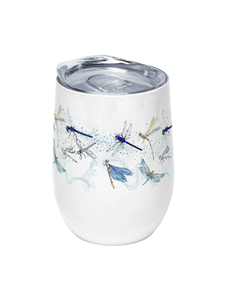 Dragonfly Dreams Wine Tumbler gift for dragonfly lovers moms ladies daughters product image (5)