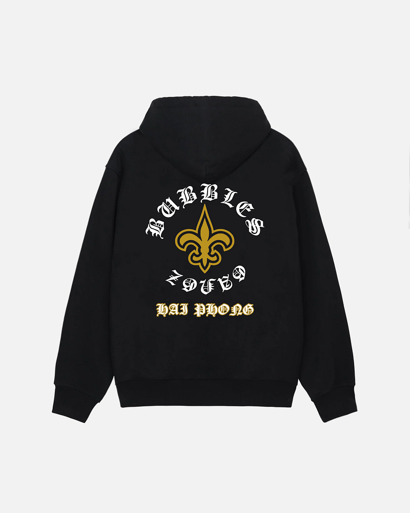 BUBBLESGANGZ HAIPHONG CITY HOODIE - BLACK