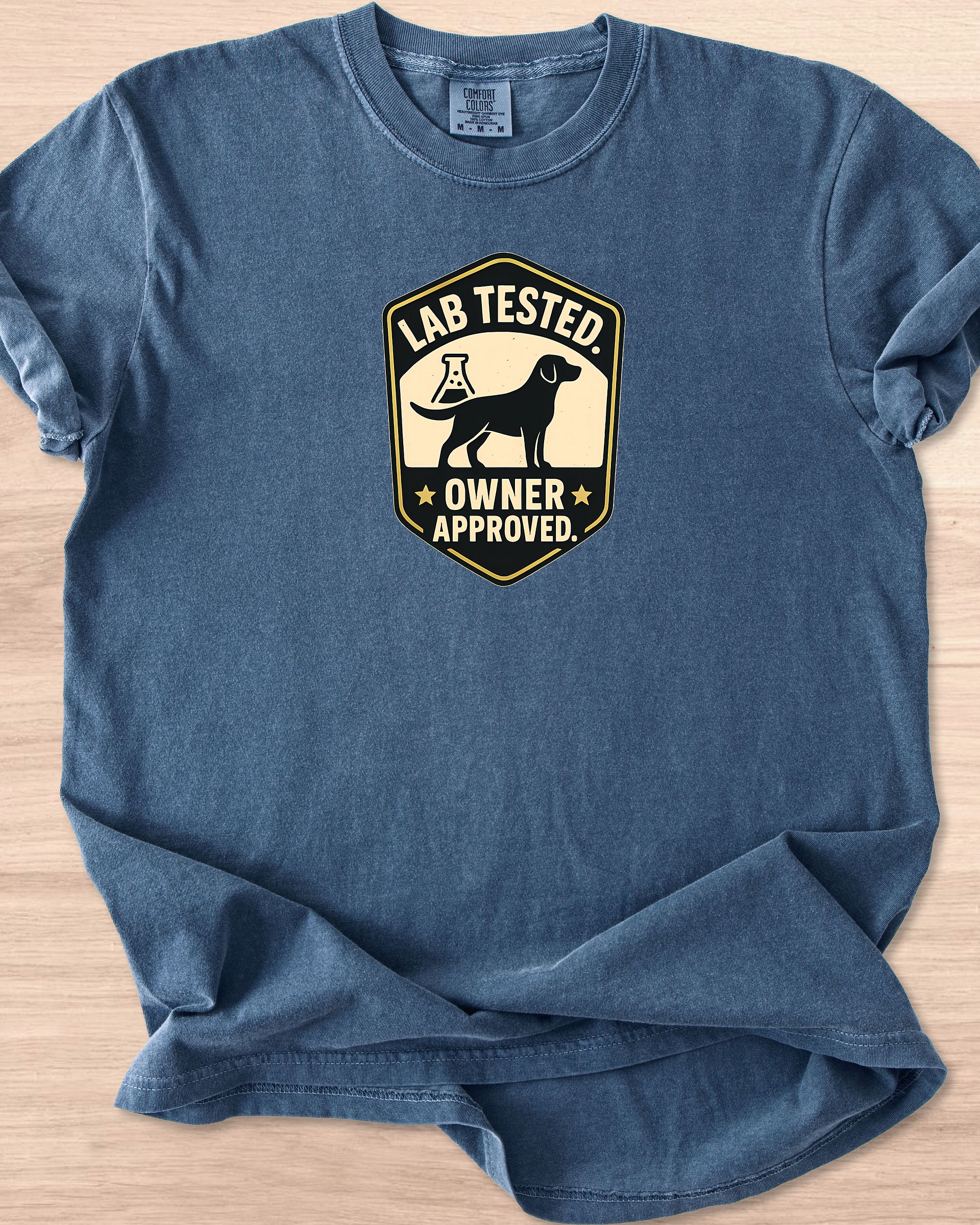 Lab Tested Owner Approved (Labrador Retriever) Tee product image (40)