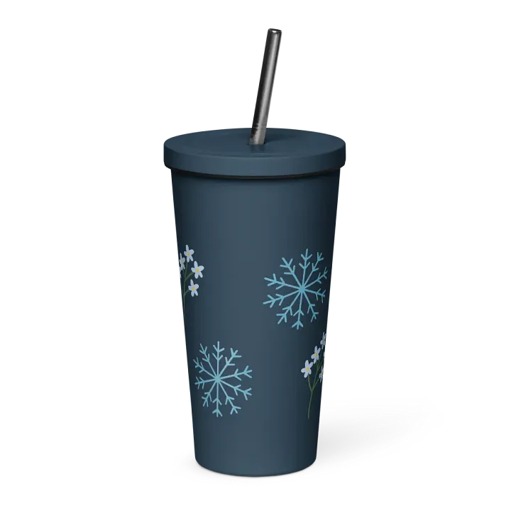 Blossoming Snowflake Insulated Tumbler product image (1)