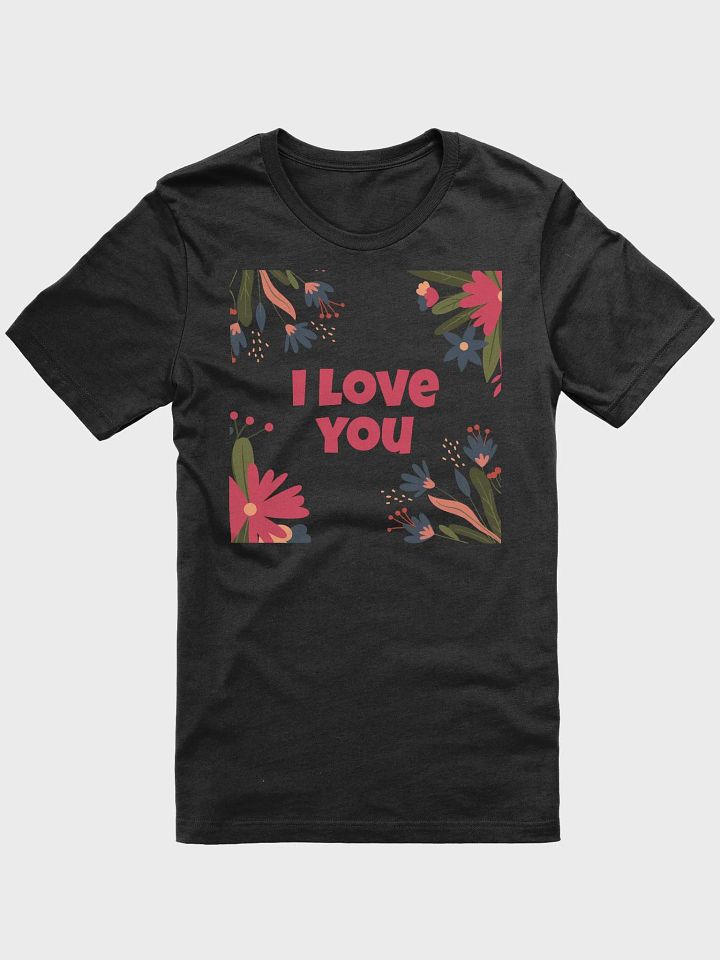 Valentine's day Floral Love Statement Tee product image (6)