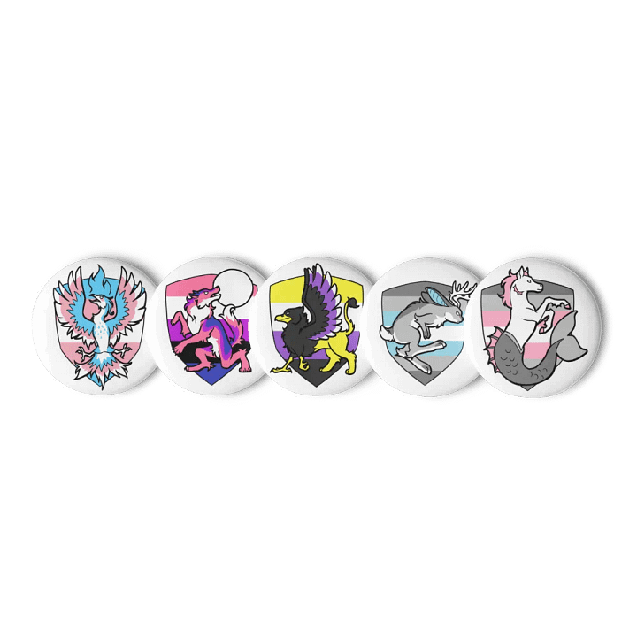 Pride Heraldry Pins: the Gender Collection product image (1)