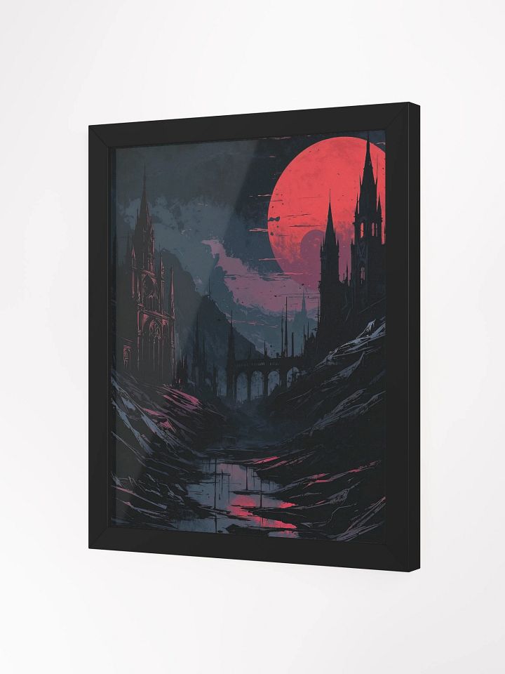 Red Eclipse Cathedral Framed Print product image (8)