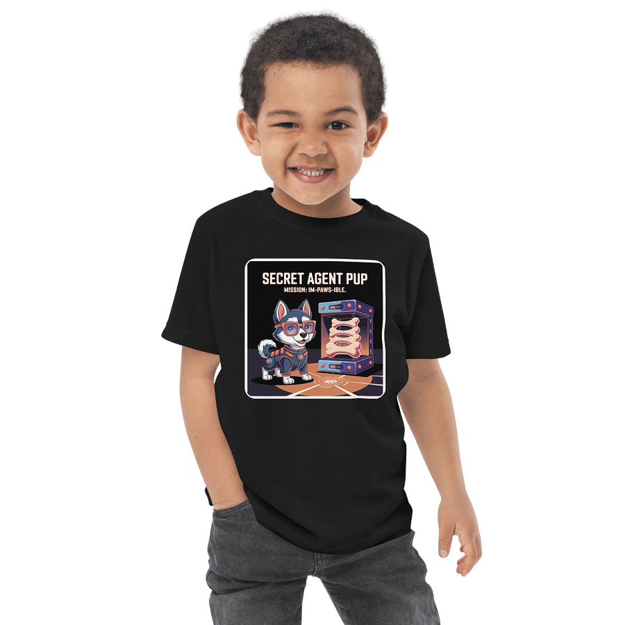 Secret Agent Pup Toddler Jersey product image (4)