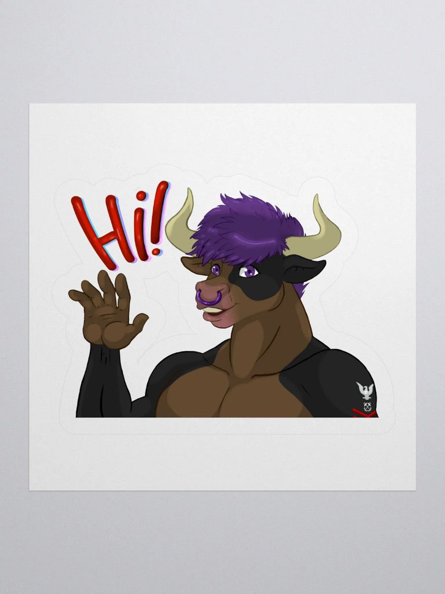 Yuuma "Hi!" Emote Sticker product image (1)