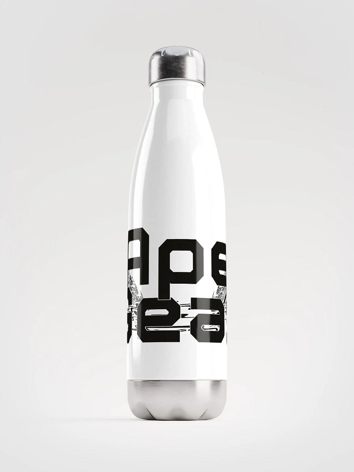 HApex Gear Black Name and Logo Stainless Water Bottle product image (1)