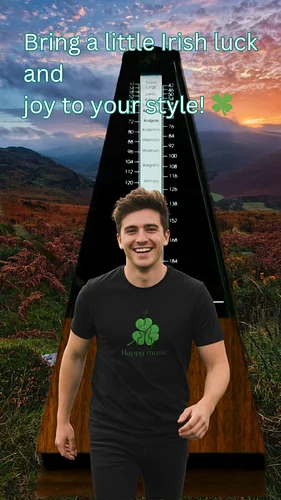 Let your heart bloom in harmony 🌱🎵
Inspired by the joy of green hills and good tunes, this tee is a wearable smile for music ...