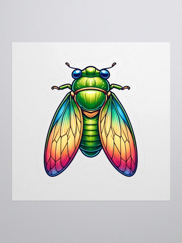 Colorful Cicada Sticker product image (2)