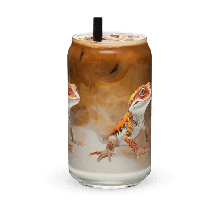 Lizard Pattern Can-Shaped Glass Set product image (42)
