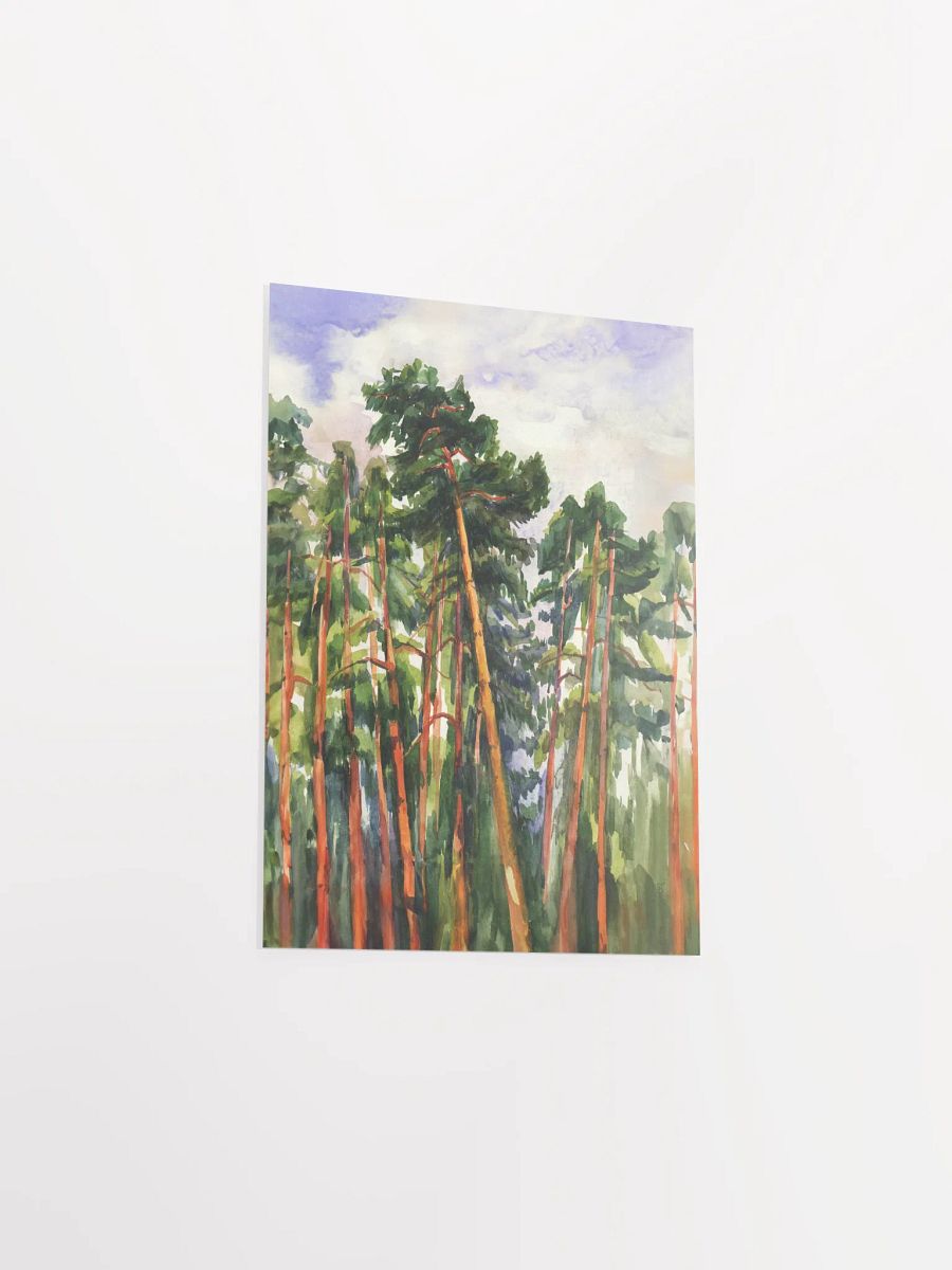 Serene Pine Forest Poster - Bright Pines product image (8)