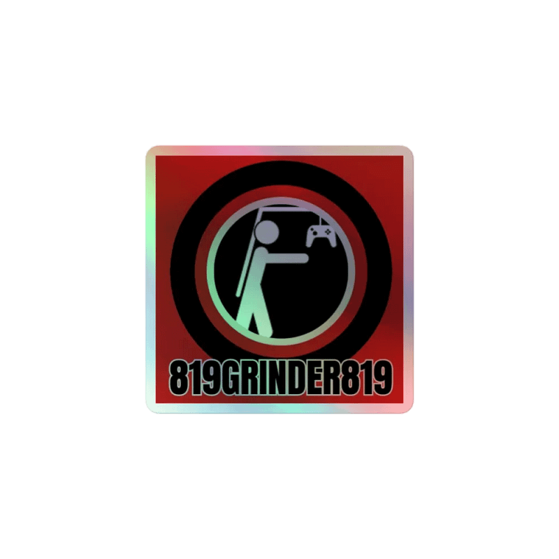 819GRINDER819 Holographic Gaming Sticker Set