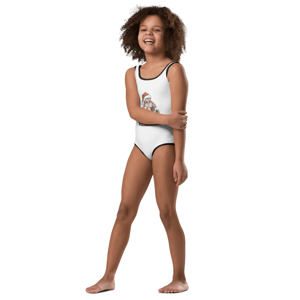 Santa Bunny Kids Swimsuit product image (4)
