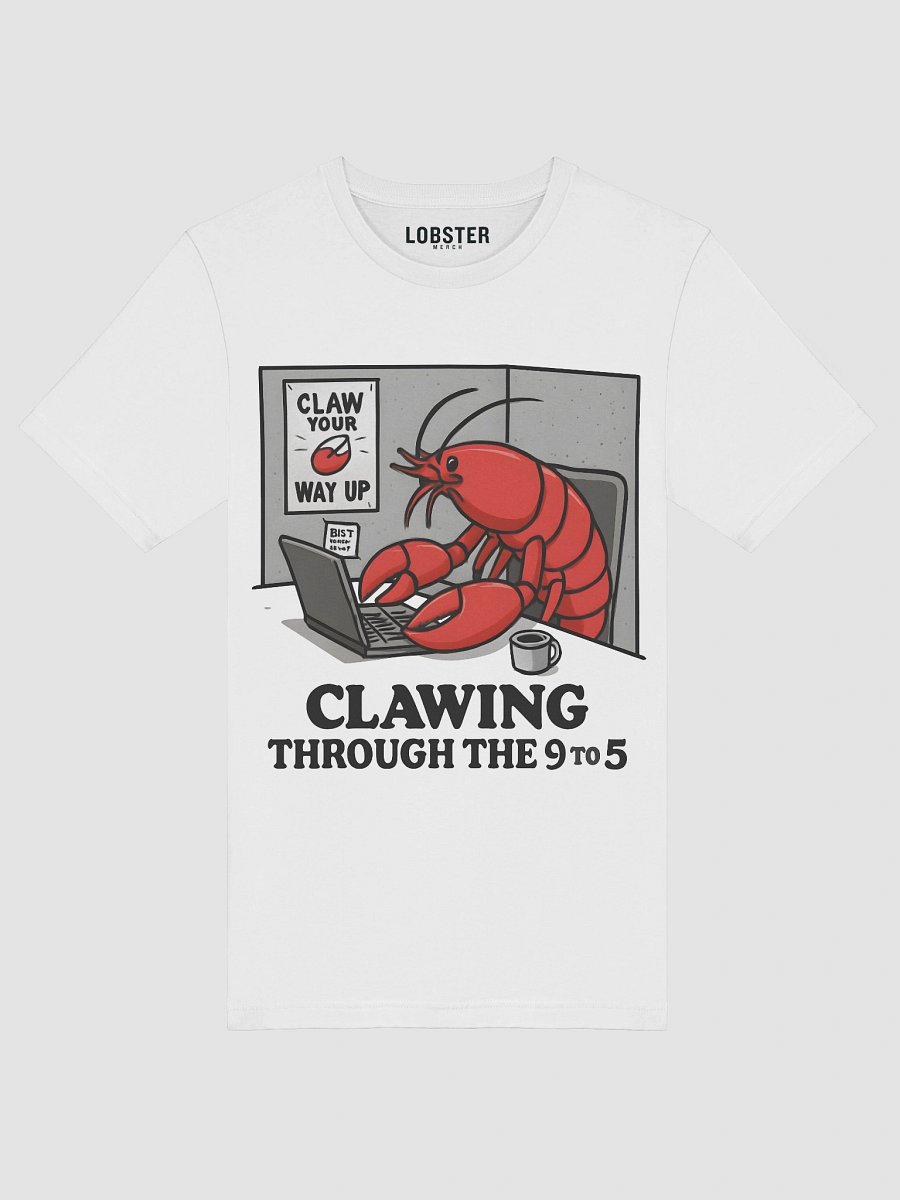 Office Lobster T-Shirt | Funny Work-from-Desk Tee product image (5)