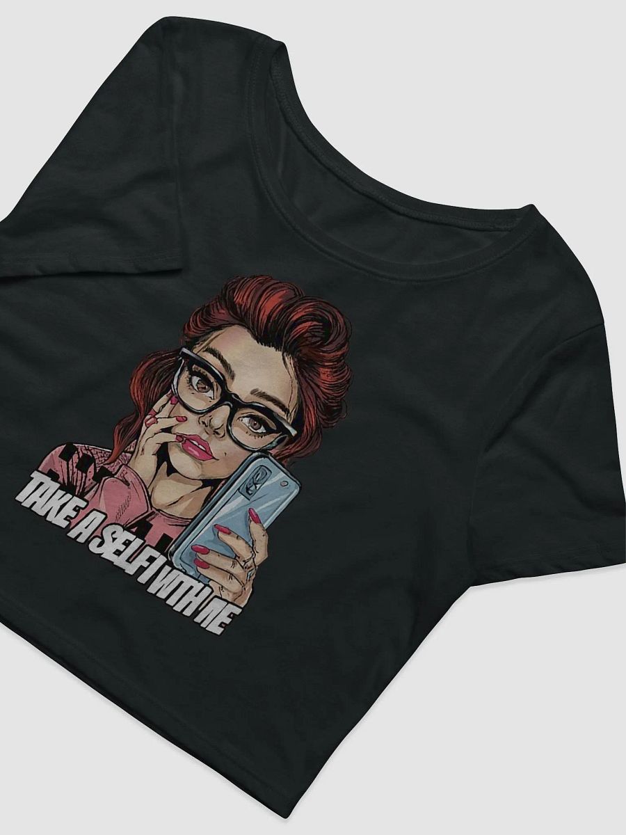 Glam Selfie Queen Crop Tee product image (7)