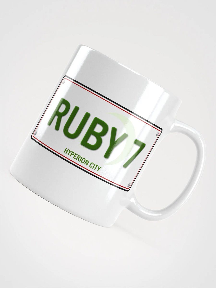 Ruby 7 License Plate Mug product image (11)