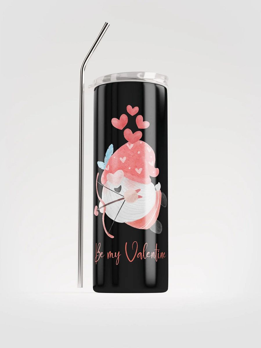 Cupid Gnome Stainless Steel Tumbler: Be My Valentine Gift! product image (1)