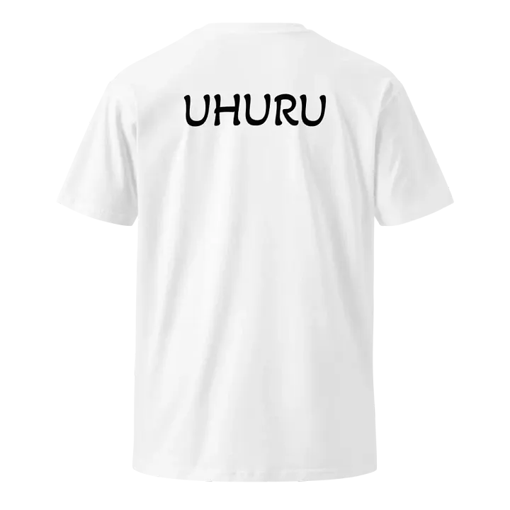 Uhuru - Men's White Africa Pattern Tee product image (2)