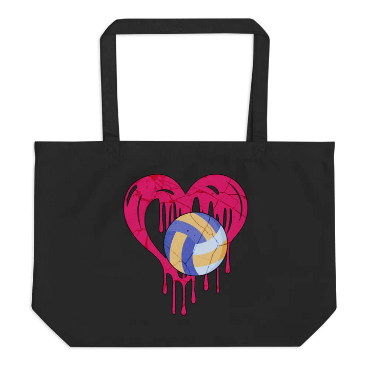 Heart Volleyball Love Melting Eco Tote product image (1)