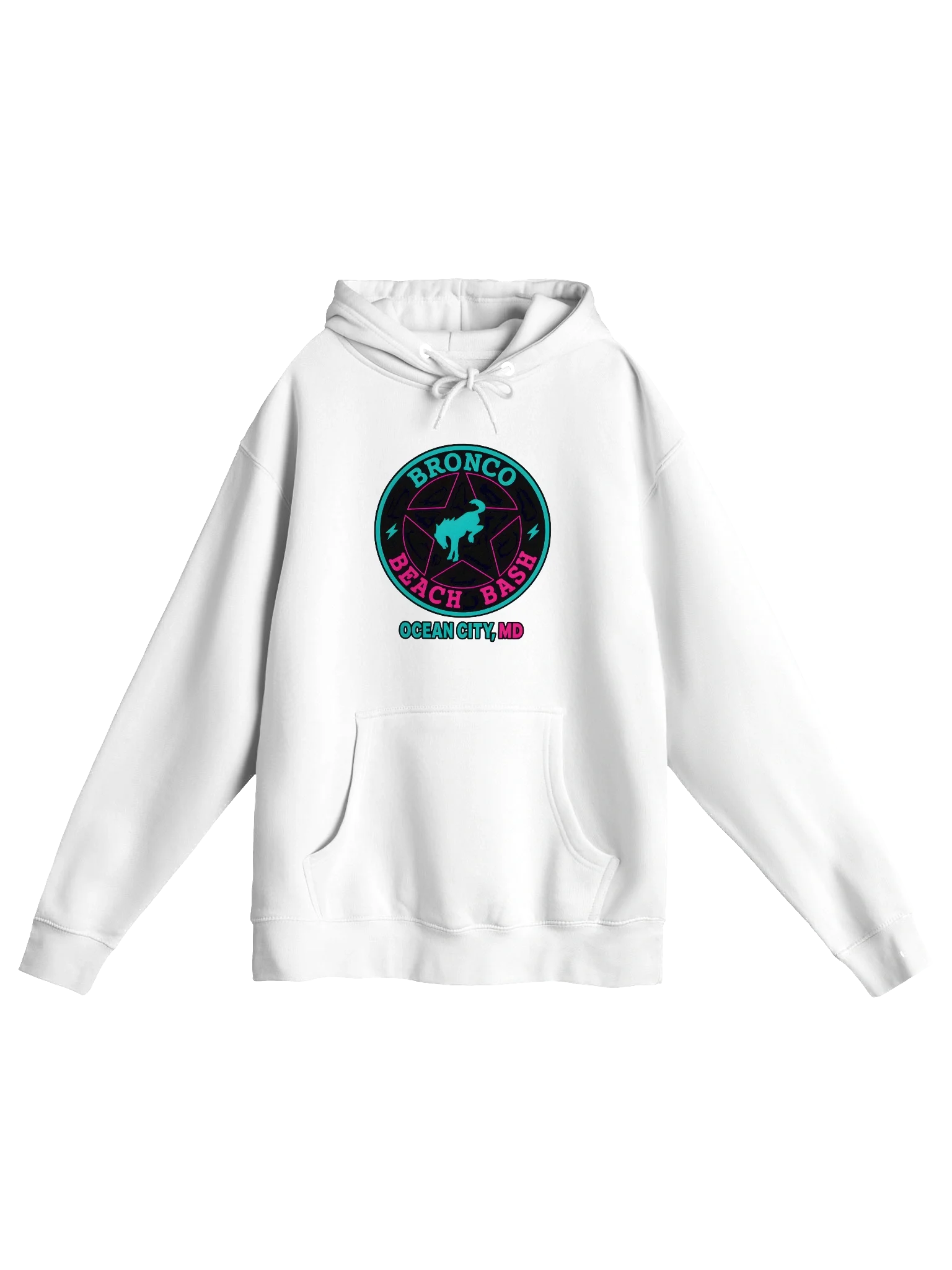 2025 Bronco Beach Bash Ocean City / Destination Bigfoot Bronco Collab Full Frontal/Full Send Hoodie (Multiple Colors Available) product image (2)