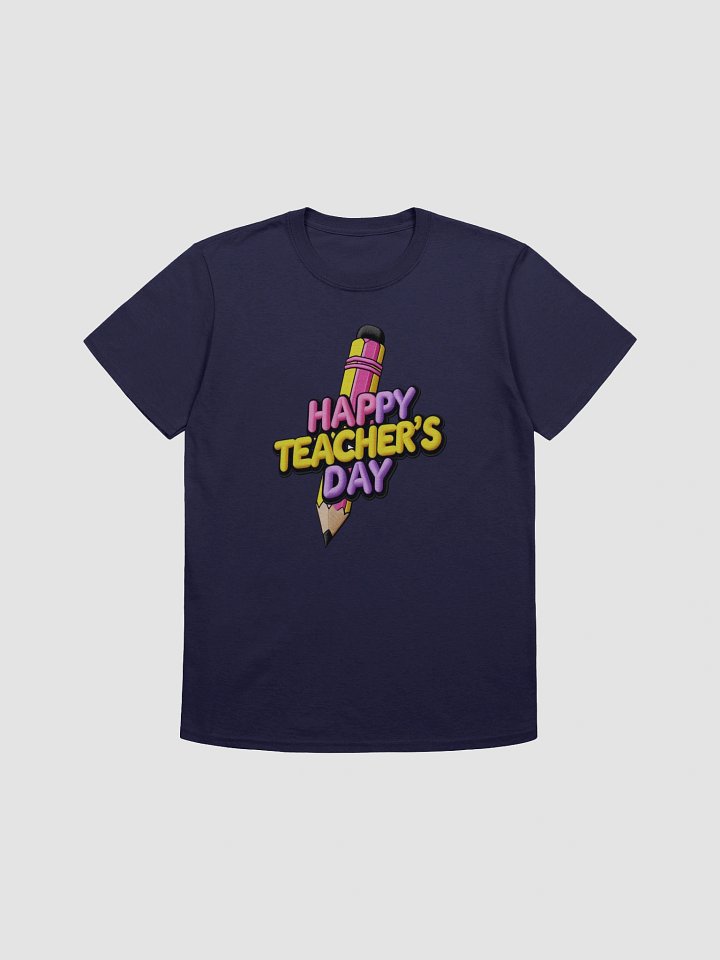Cheerful Teacher's Day Pencil Celebration T-Shirt product image (2)