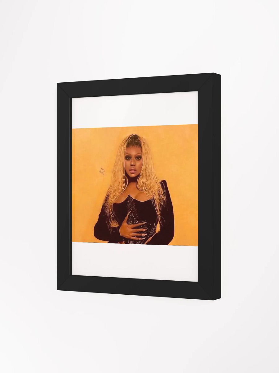 Nicki Minaj Colored Pencil Drawing Framed Print product image (10)