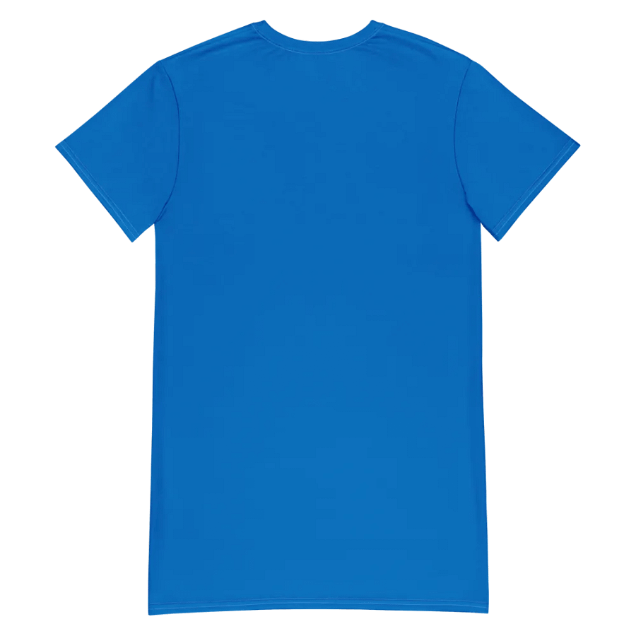 Raq Logo T-shirt Dress (royal blue) product image (6)