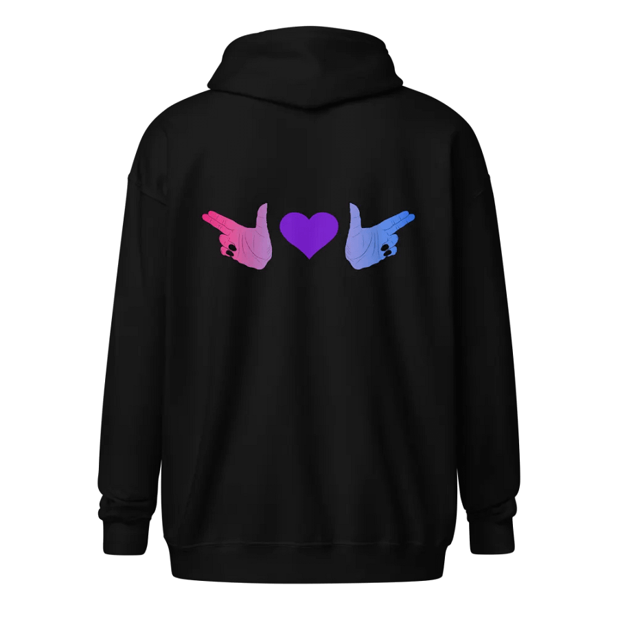 Finger Guns (bi flag) Hoodie product image (1)