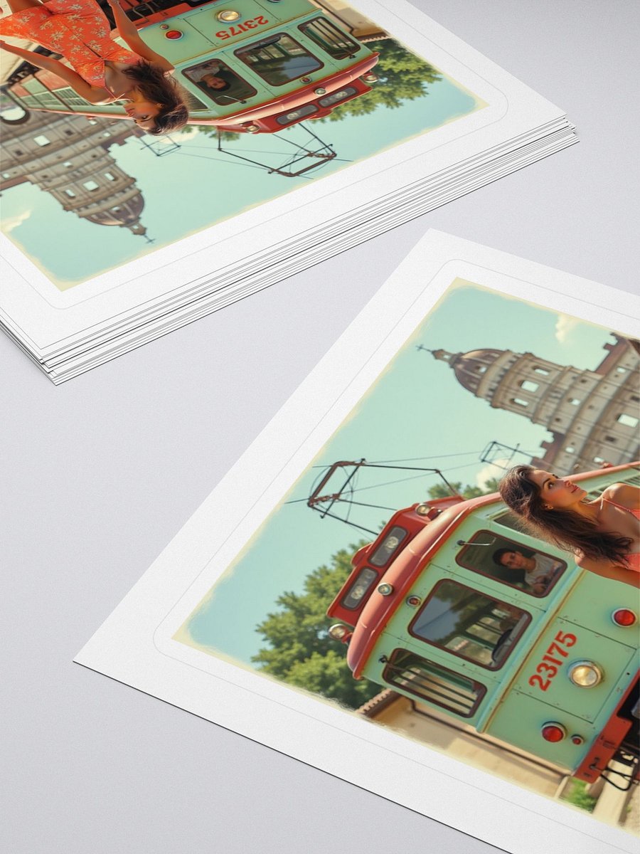 Elegant Escape Sticker – Vintage Railway Vibes product image (4)
