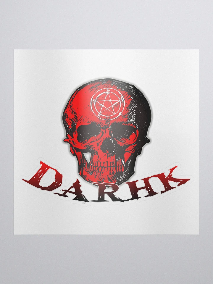 Darhk Skull Sticker (With Name) product image (1)
