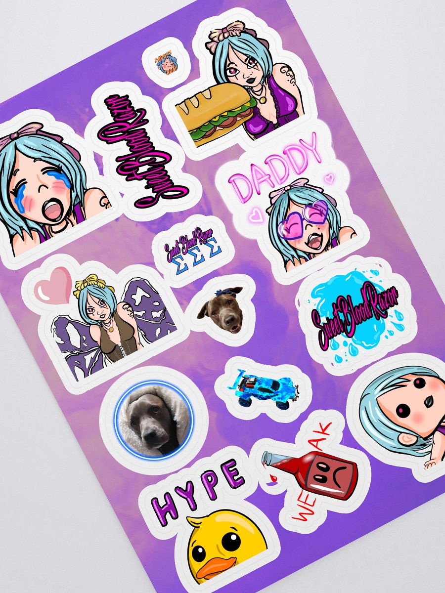 2023 Emote Sticker Sheet.2 product image (1)
