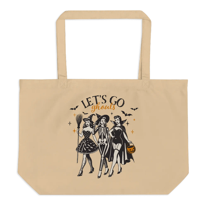 Ghoulish Trio Organic Tote Bag product image (1)