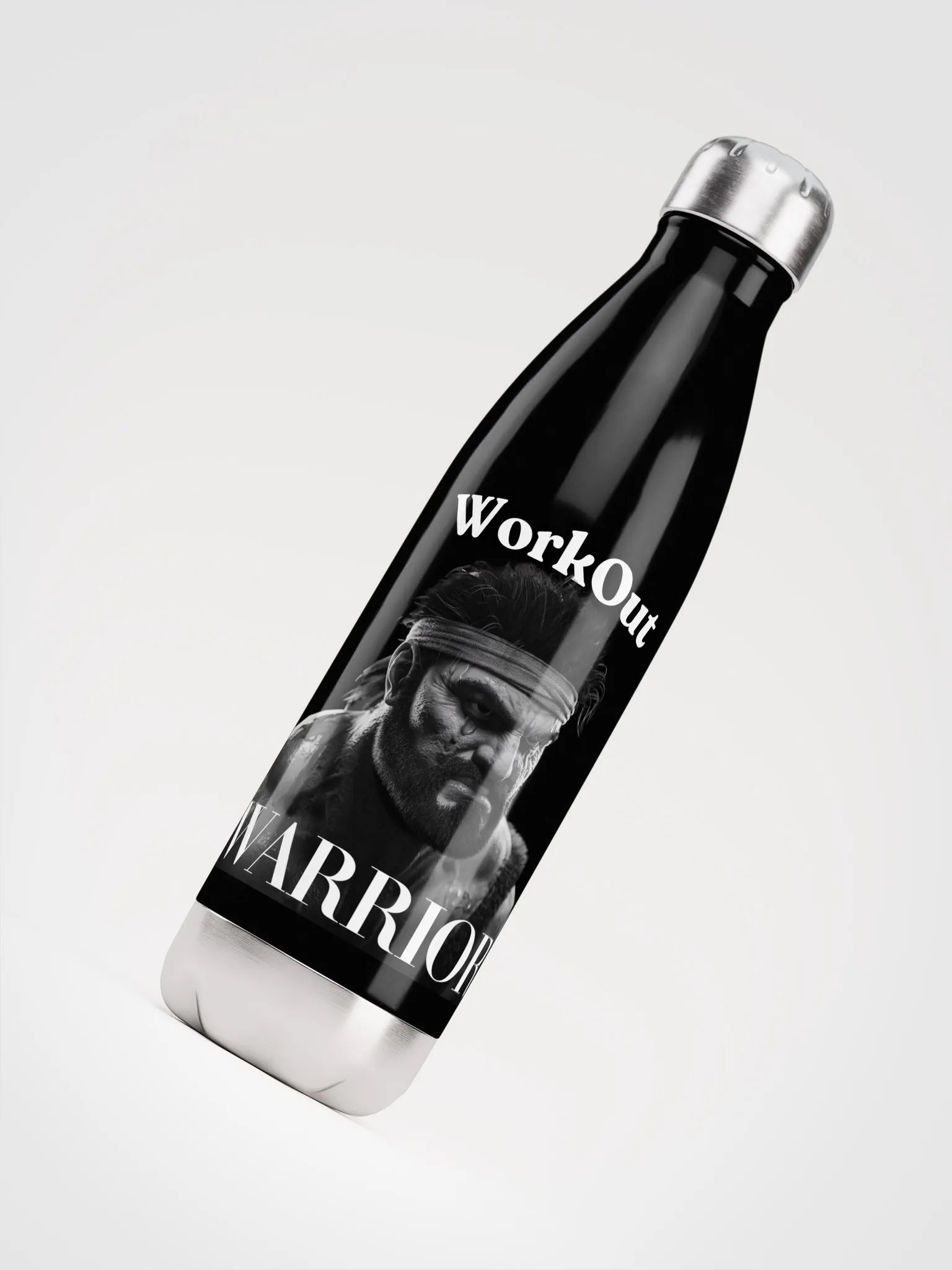 WorkOut Warrior- 17 oz Stainless Steel Water Bottle for Hot or Cold Liquids with Leak-Proof Cap product image (4)