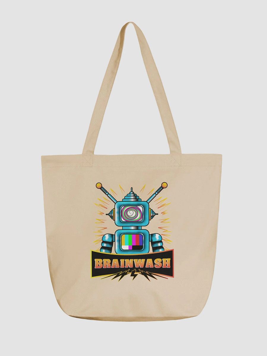 Electric Dreams Retro Robot Tote Bag product image (2)