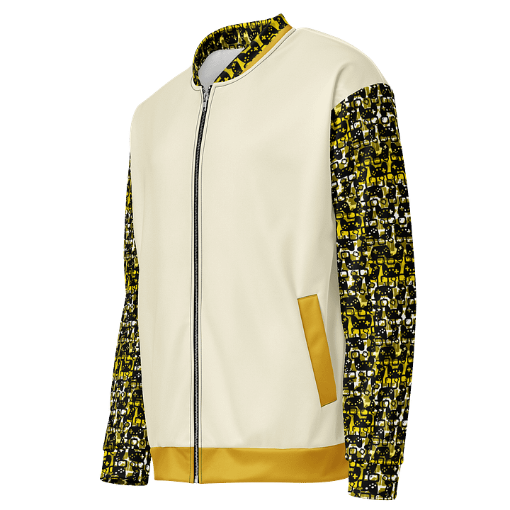 Experience Stories Unisex Bomber Jacket (Gold, Yellow, and Black) product image (2)