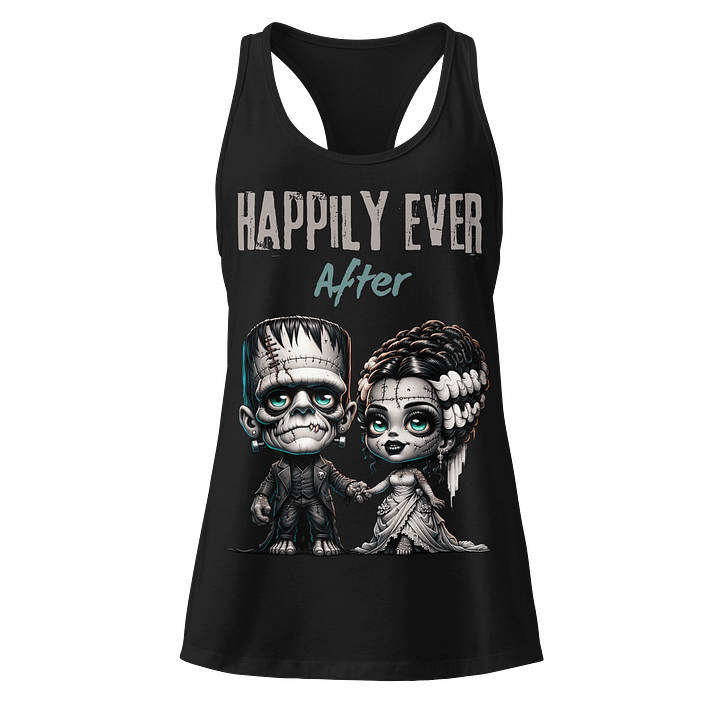 Happily Ever After Monster Couple Racerback Tank Top product image (1)