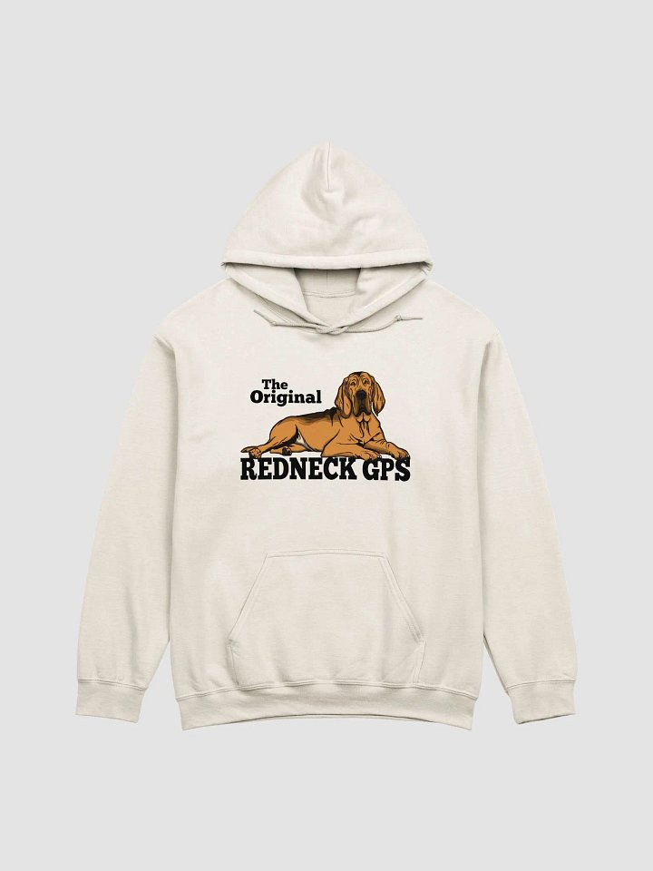 The Original Redneck GPS Hooded Sweatshirt of a Bloodhound | Funny Hoodie for Bloodhound Paw-rents product image (1)