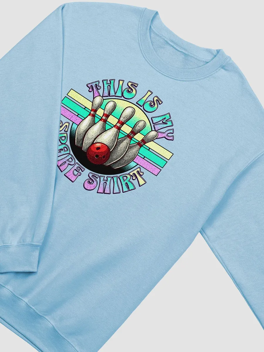This Is My Spare Shirt Bowling Air-Spun Classic Crewneck Sweatshirt product image (6)