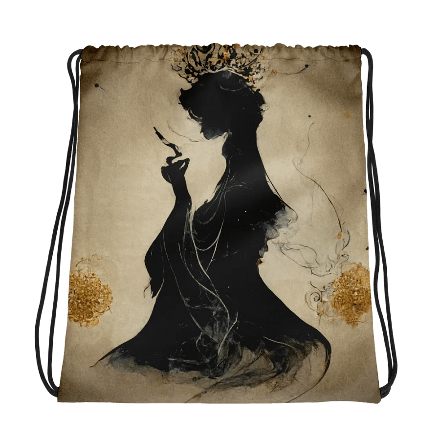 Ethereal Flow Drawstring Backpack product image (1)
