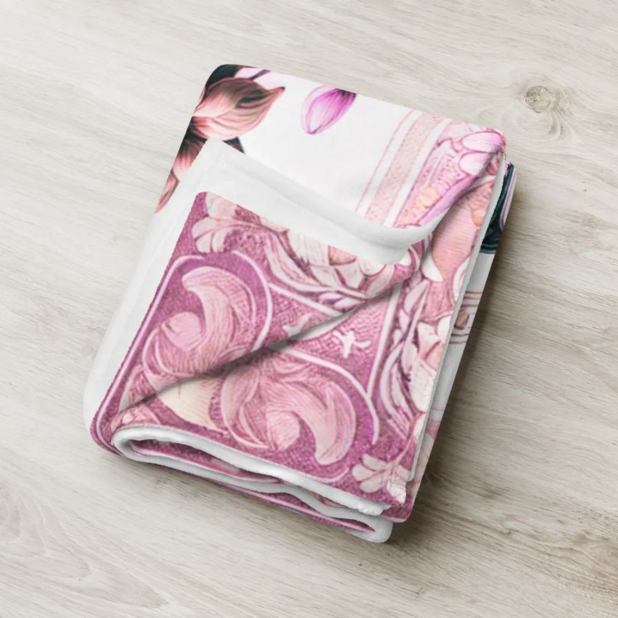Vintage My Baby Girl Antique Style Baby Throw Blanket product image (7)
