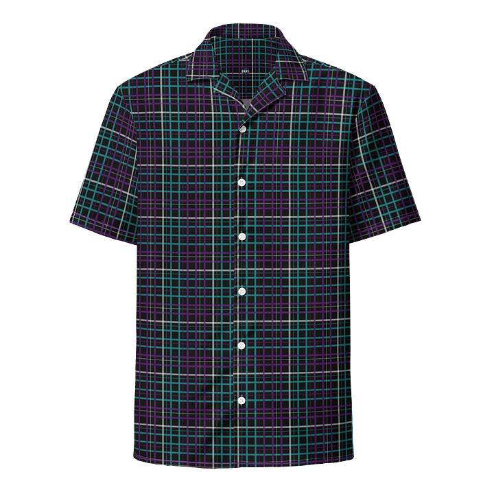 Black Plaid Button-Up Shirt product image (1)