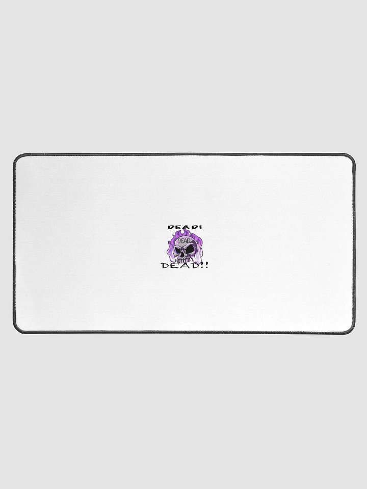 Flaming Skull Desk Mat product image (1)