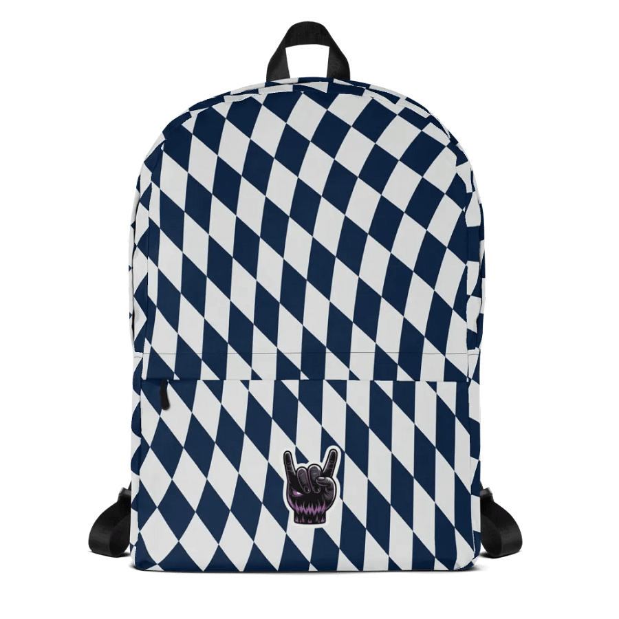 Distorted Grid Rock On Backpack product image (7)