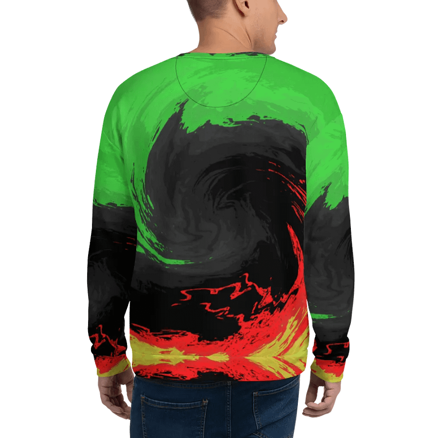 Abstract Swirling Dynamic Melting Forest Unisex Sweatshirt product image (11)