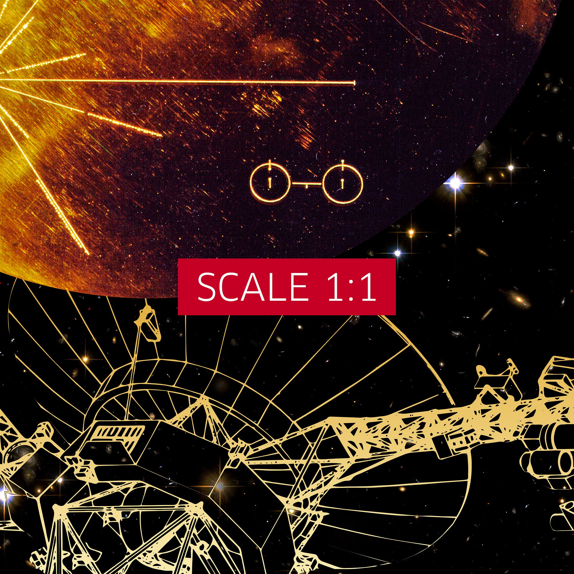 NASA Voyager 1 Golden Record — space poster, science print product image (6)