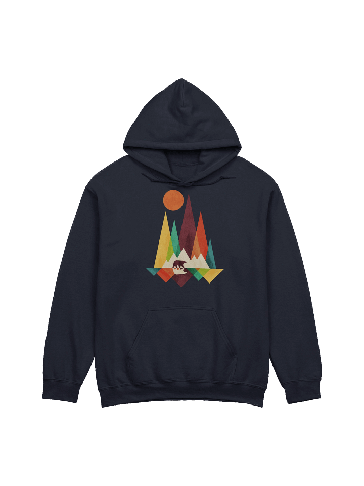Wild bear graphic hoodie product image (13)