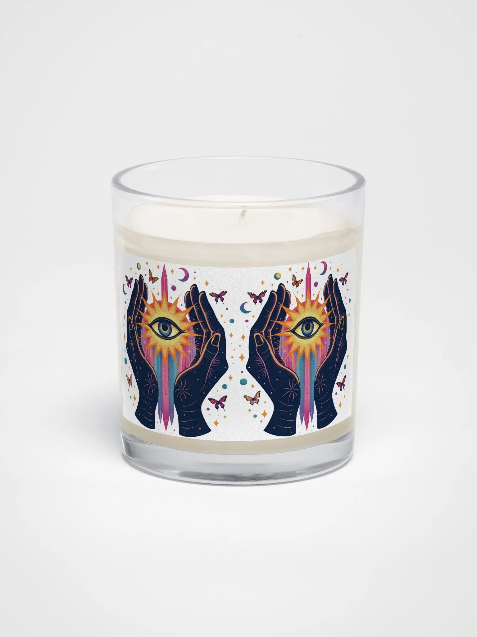 Mystical Third Eye Soy Wax Candle - Cosmic Boho Design product image (2)