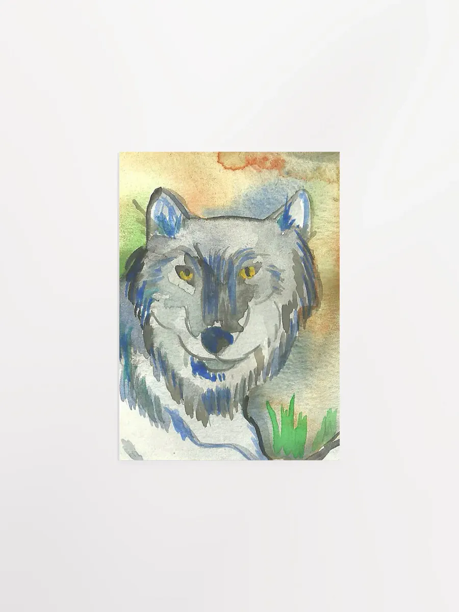 Gray Wolf Art Print product image (1)